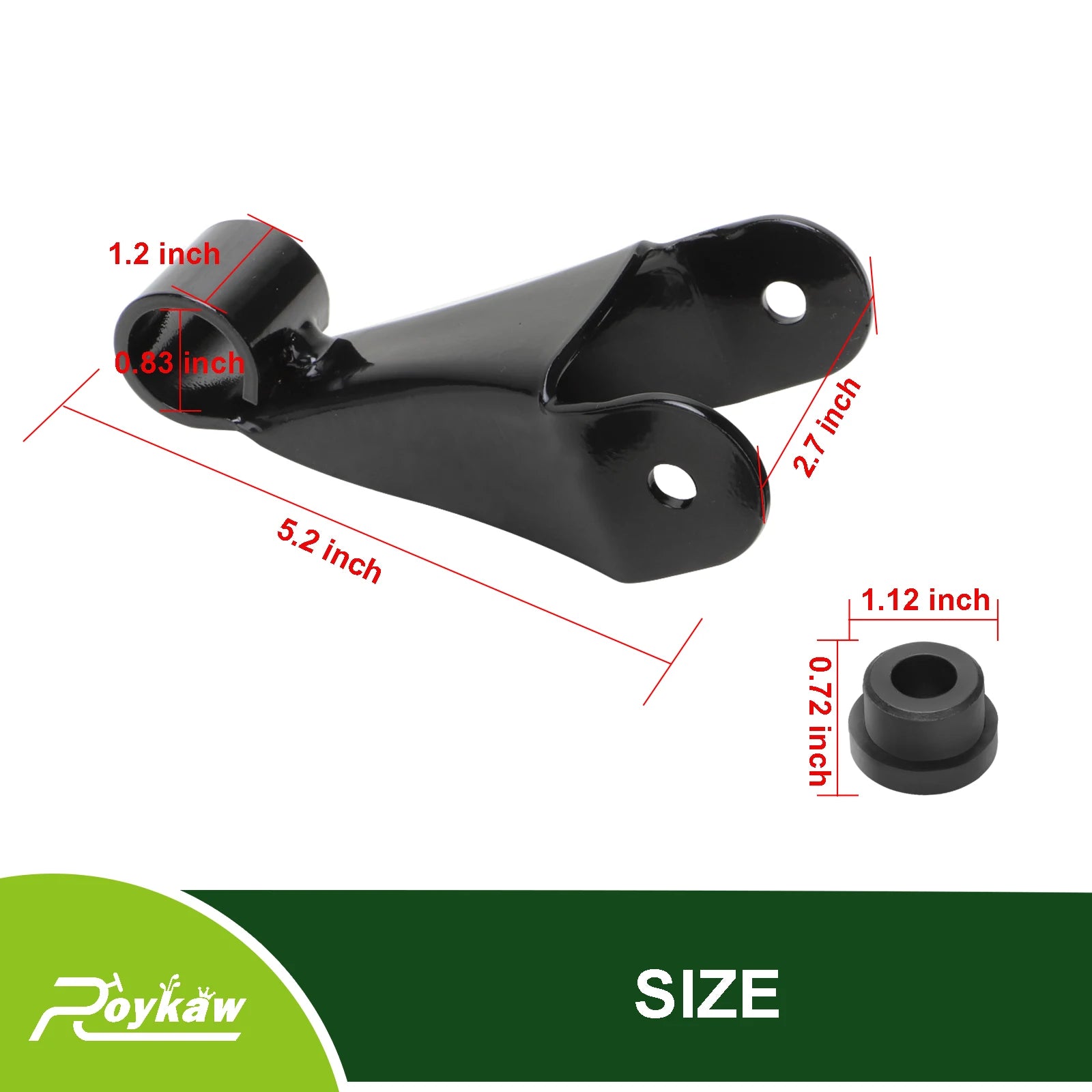 Club Car Rear Shackle with Bushing & Sleeves Kit | Precedent 2004-Up Gas & Electric Golf Cart Models