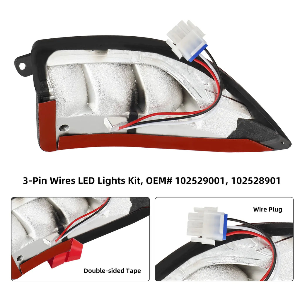 Golf Cart Taillights | Club Car Precedent 2004+ & Tempo 2018+