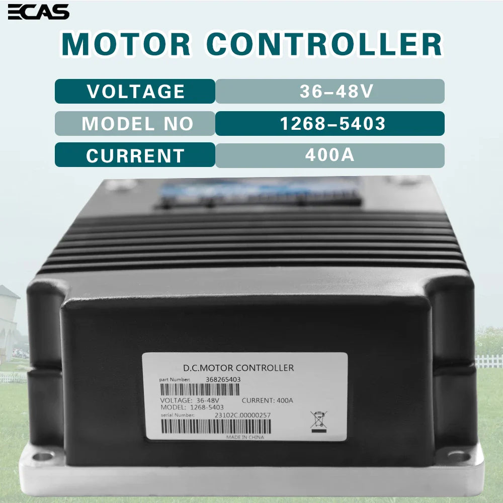 36–48V 400A Golf Cart Speed Controller for EZGO, Club Car & Yamaha (1999–2023) – Curtis 1268-5403