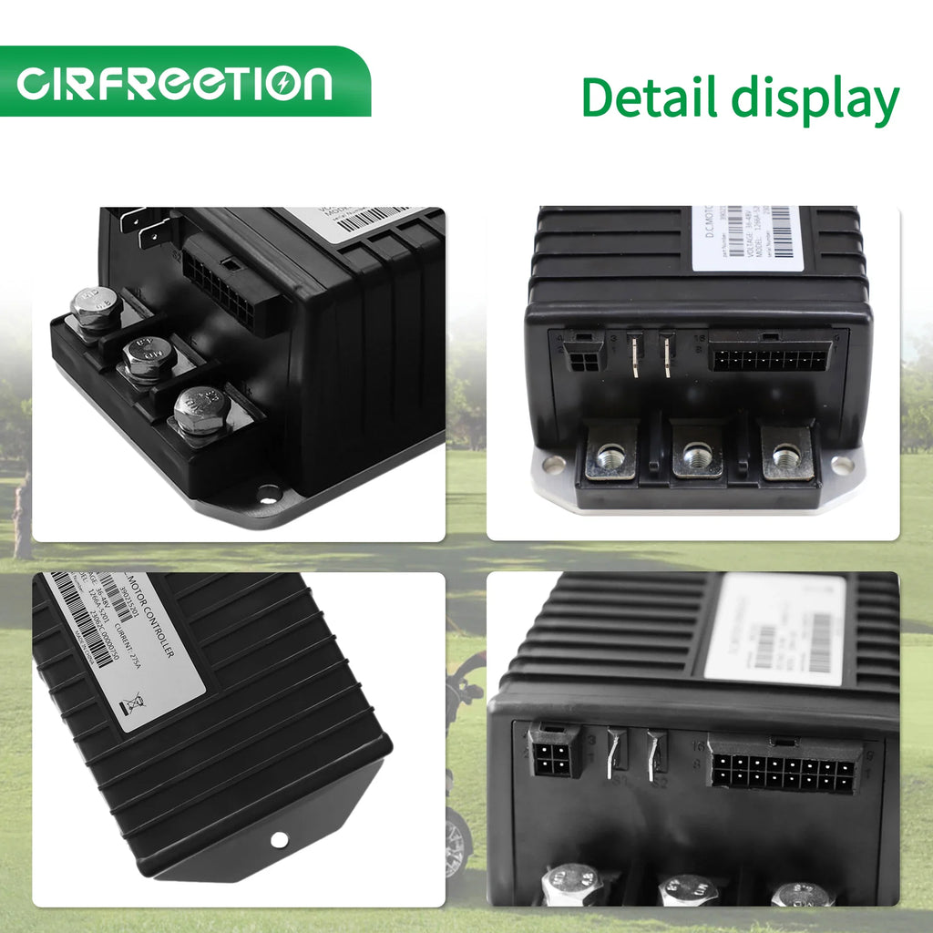 48V 275A DC Golf Cart Motor Controller for Club Car DS & Precedent (2000-2008) – Curtis 1266A-5201