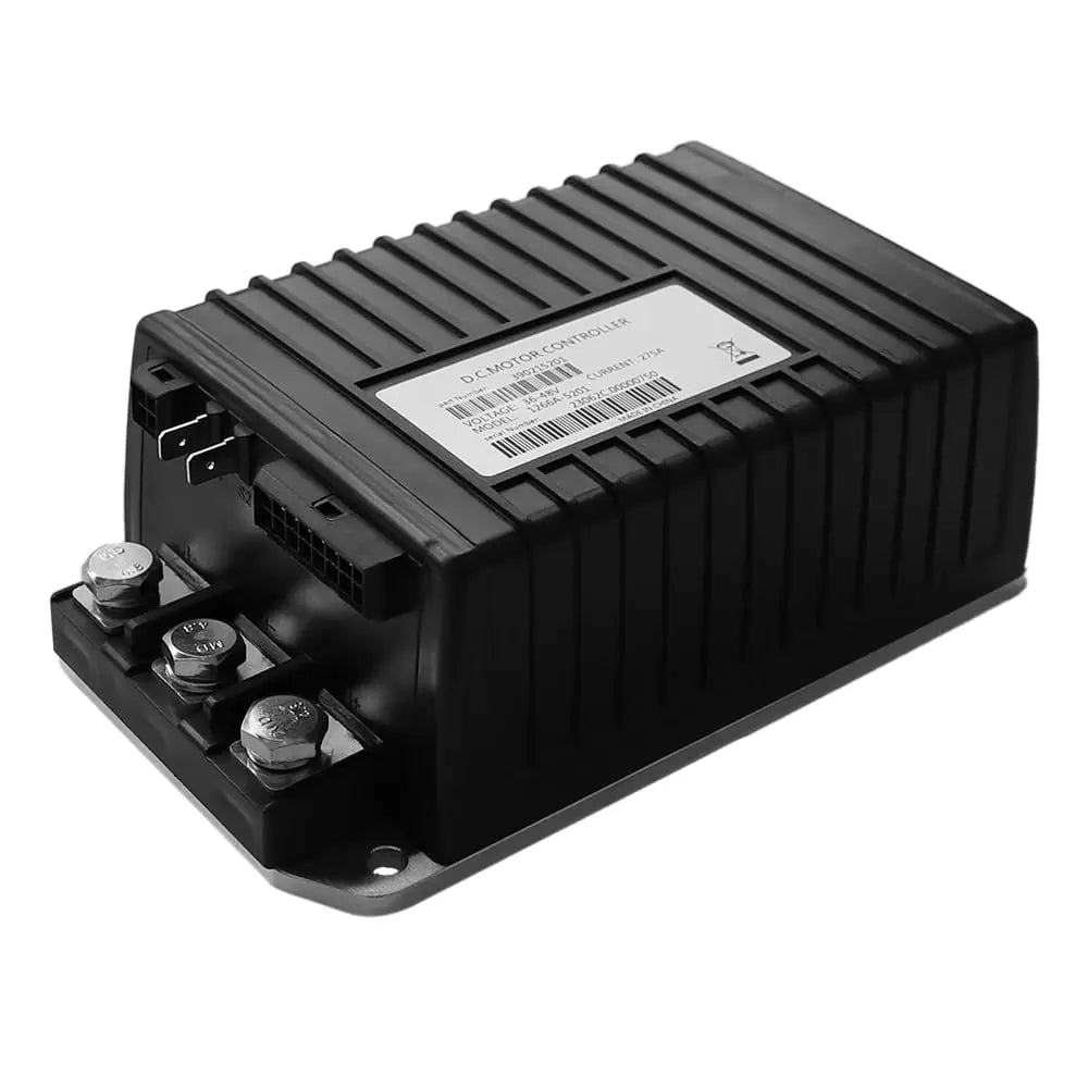36-48V 275A DC Golf Cart Motor Controller for Club Car – Curtis 1266A-5201 - black