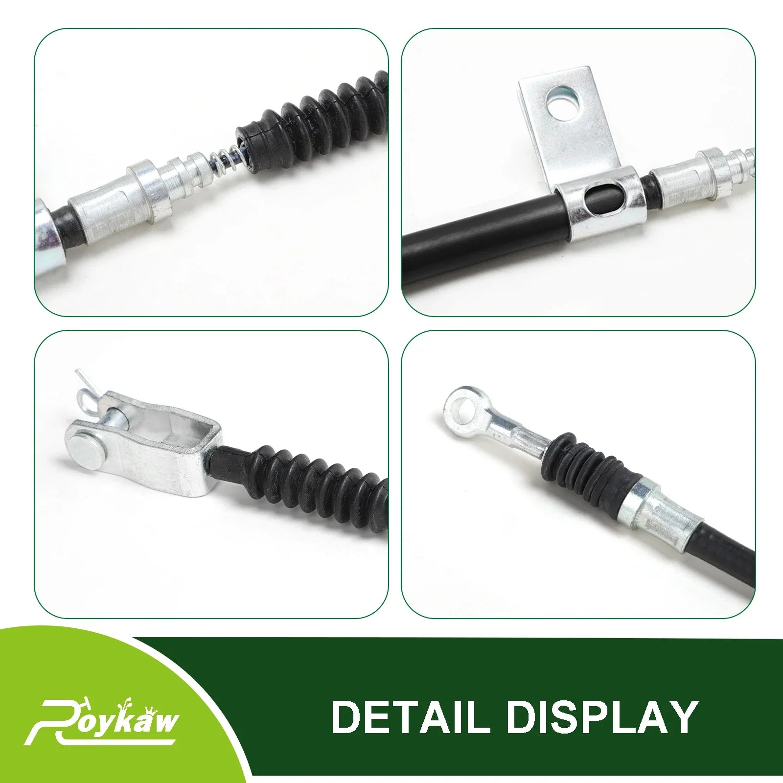 Golf Cart Brake Cable Set for Yamaha G8/G14/G16/G19 Driver & Passenger Side OEM# JF2-F6351-10 JF2-F6341-00