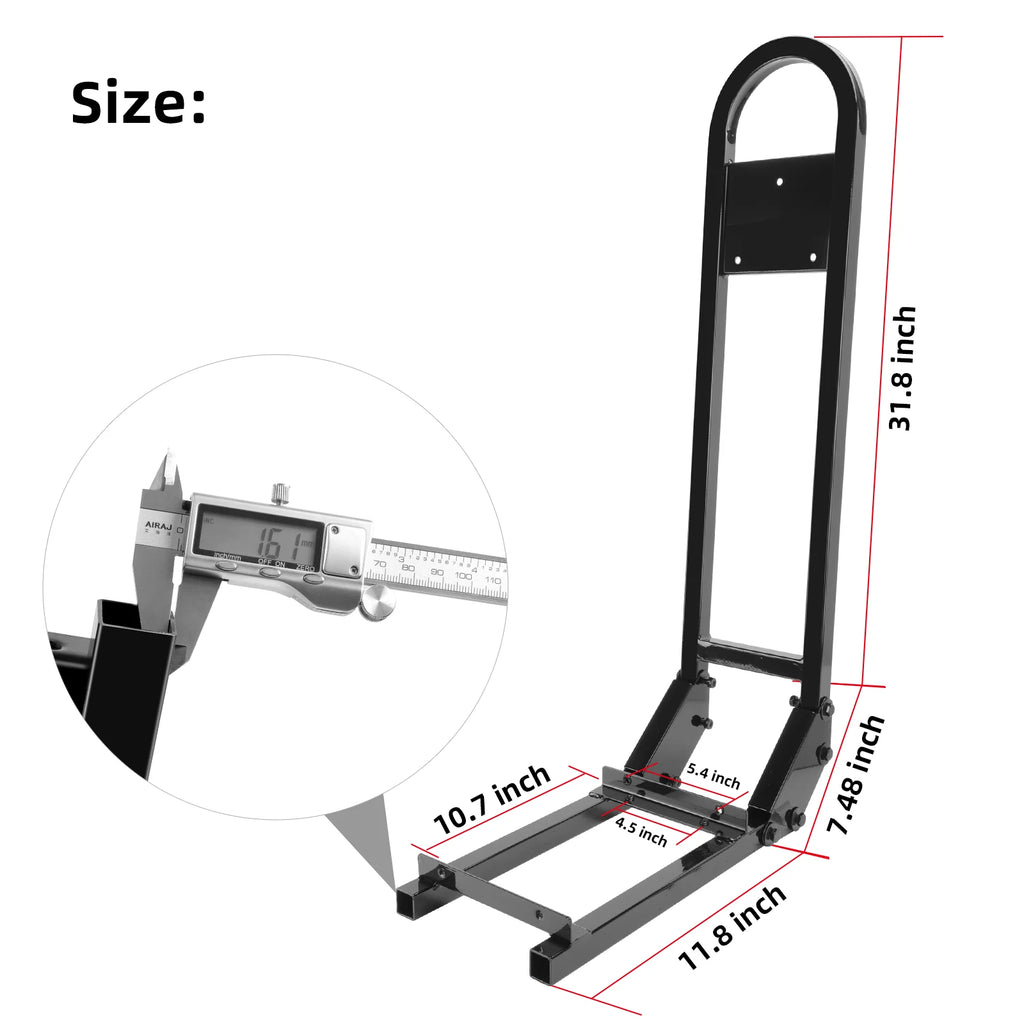 Golf Cart No-Drilling Rear Seat Safety Grab Bar Fit | EZGO, Club Car, Yamaha, Golf Handrail Bar | Rear Seat Passenger