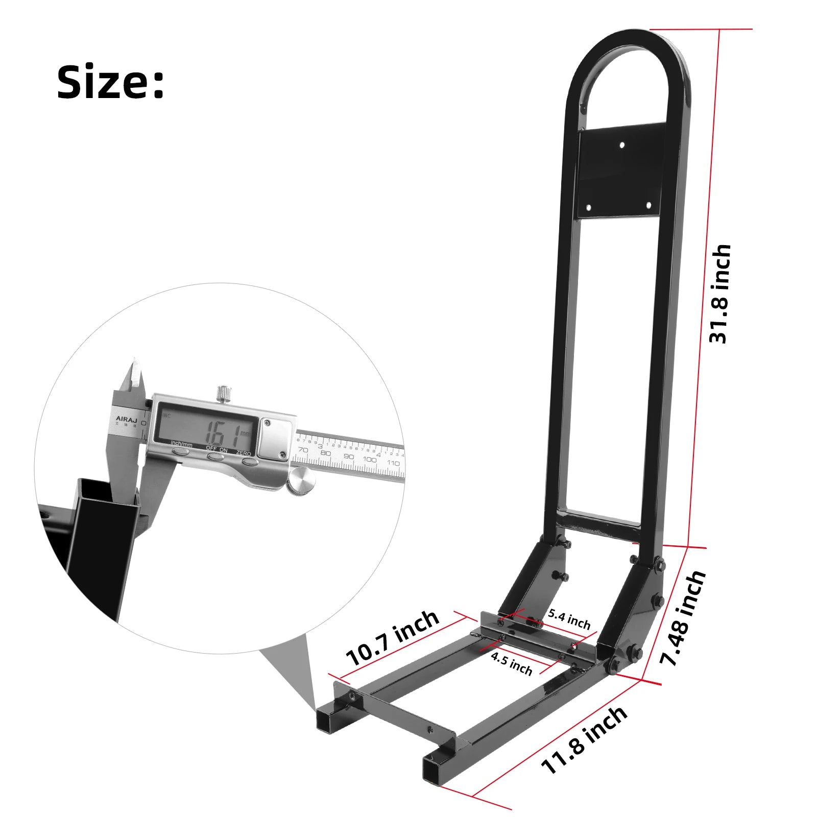 Golf Cart No-Drilling Rear Seat Safety Grab Bar Fit | EZGO, Club Car, Yamaha, Golf Handrail Bar | Rear Seat Passenger