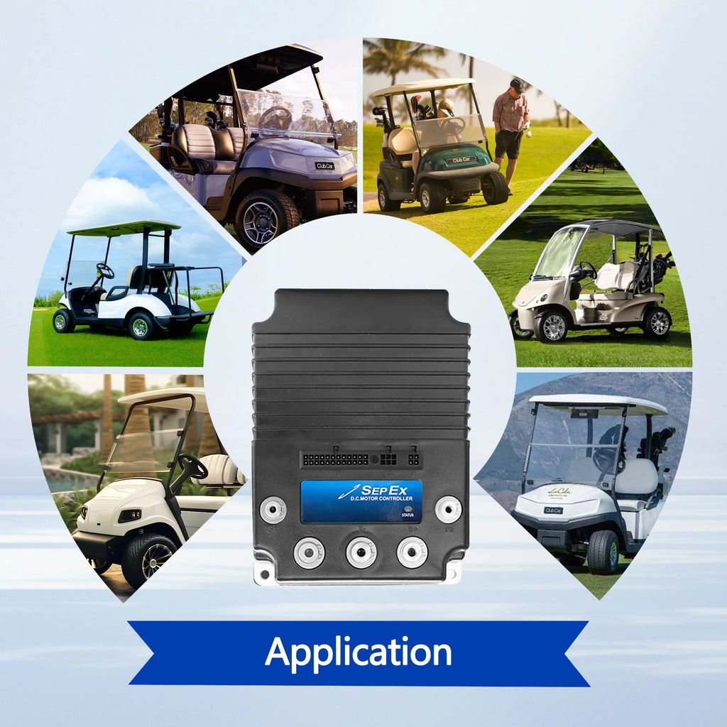 80V 600A DC Motor Controller 1244-6661 Compatible with Curtis SepEx 1244 Series Controllers EZGO Club Car Golf Cart