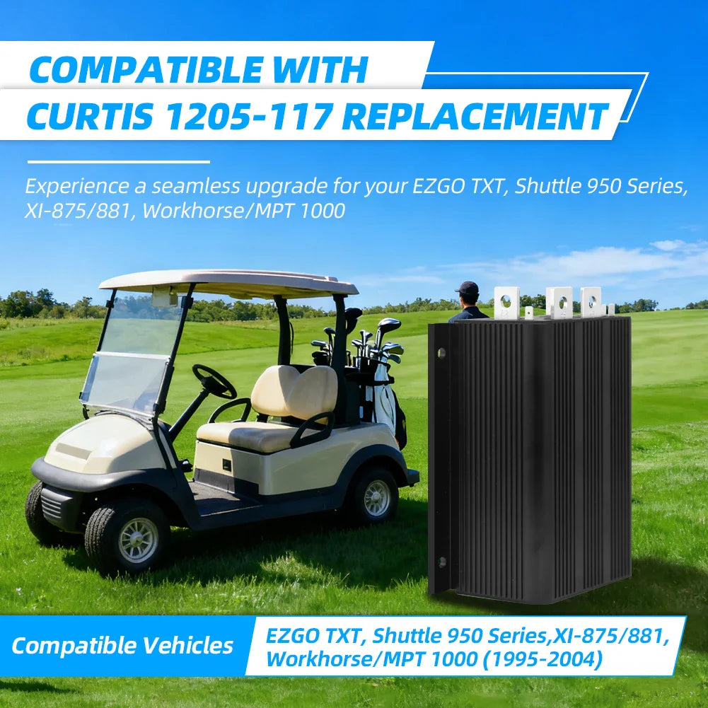 36V 400A ITS Motor Speed Controller 73060G01 for Curtis EZGO TXT Shuttle 1995-2004 Golf Cart 1205-117 - United States