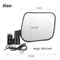 LED Turn Signal Folding Golf Cart Side Mirrors for EZGO/Club Car/Yamaha