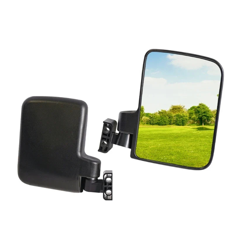 Plastic Golf Cart Side Mirrors Universals Folding Golf Cart Rearview Mirror