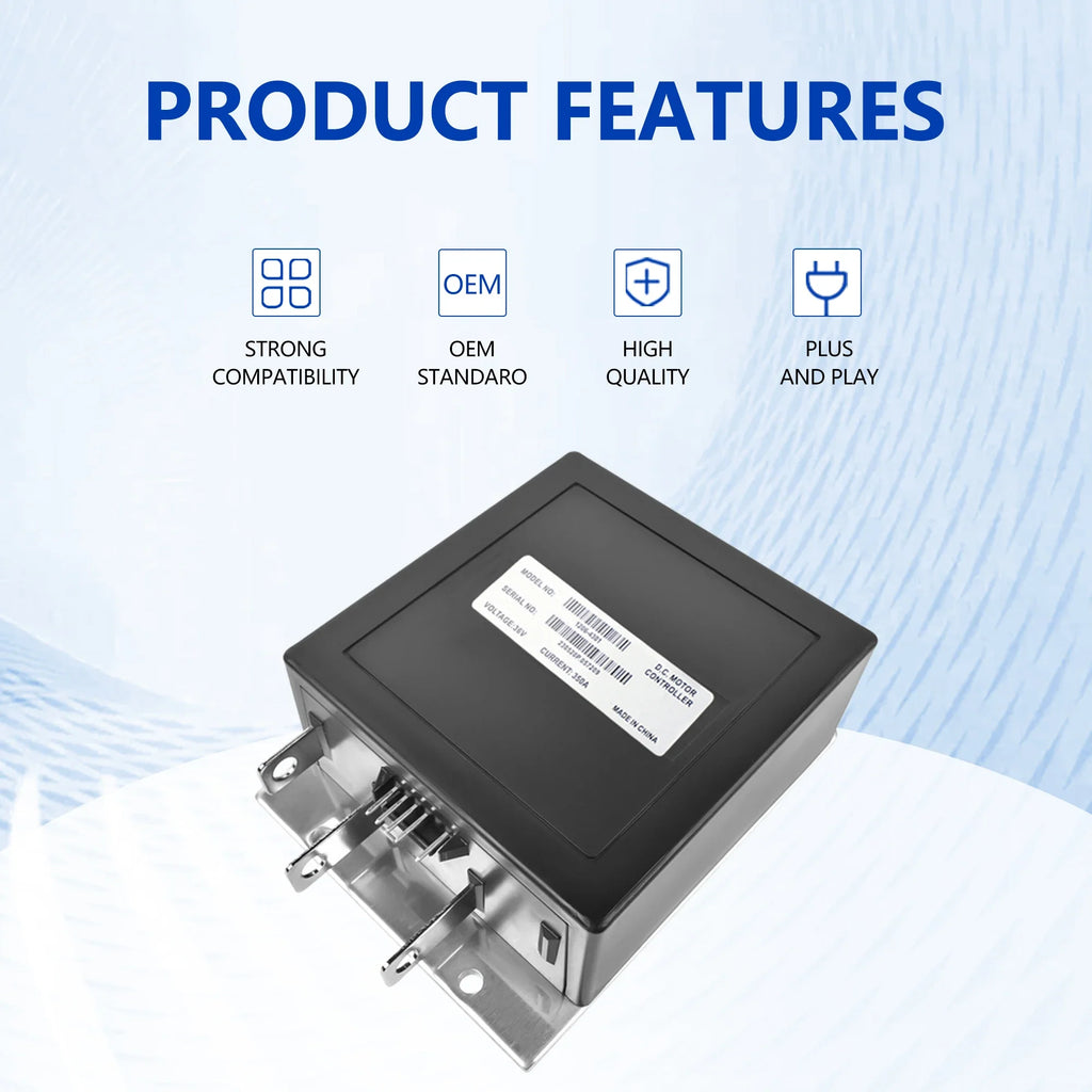 36V 350A ITS Golf Cart Motor Controller for EZGO TXT, Club Car & Yamaha – Replaces 1206-4301