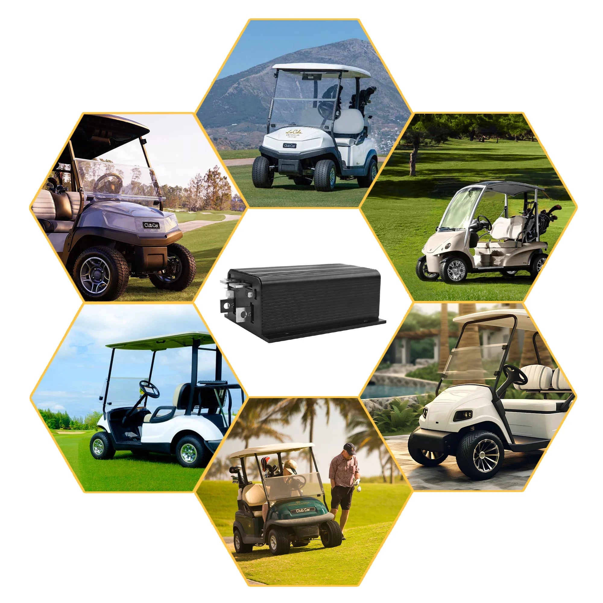 1205-117 ITS Controller 73060G01 36V 400A DC Motor Controller for Curtis EZGO TXT Shuttle (1995-2004) Golf Cart