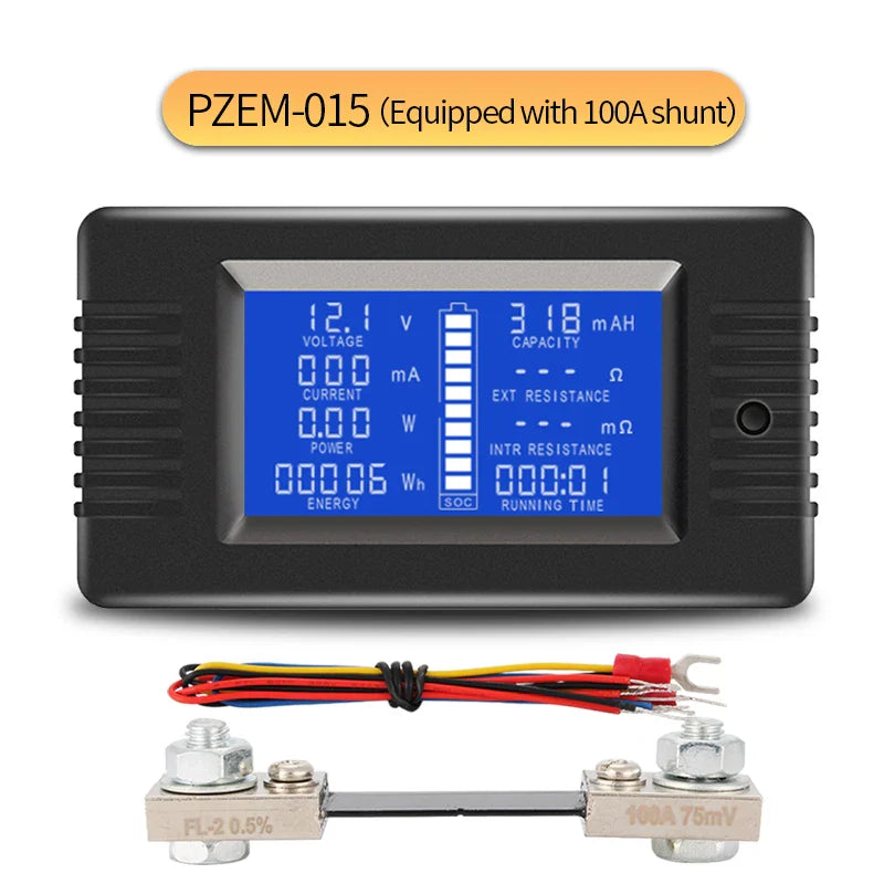 Digital Golf Cart Battery Tester with Shunt