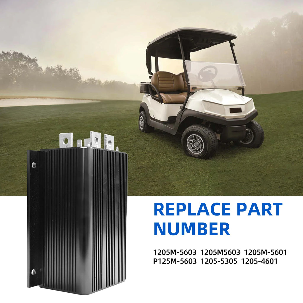 36V 500A Golf Cart Motor Controller for Club Car DS (1980–1995) – Curtis 1205M-5603