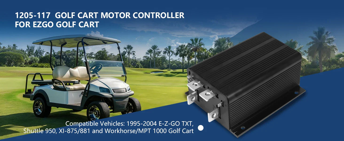 1205-117 36V 400A ITS Controller 73060G01 for Curtis EZGO TXT Shuttle 950 XI-875/881 (1995-2004) Golf Cart - 1205-117