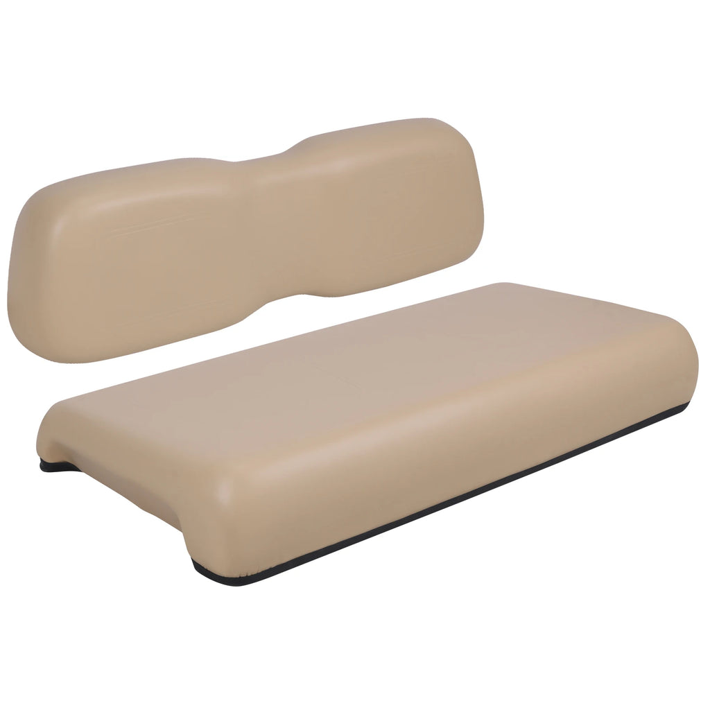 Club Car DS Front Seat Cushion Set – PU Leather Bottom & Backrest Replacement (2000.5 & Up)