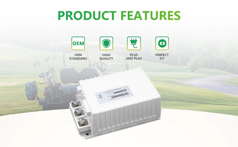 48V 250A MCOR Golf Cart Motor Controller for Club Car Precedent, Onward & Tempo (2014–2019) – Curtis 1515-5206