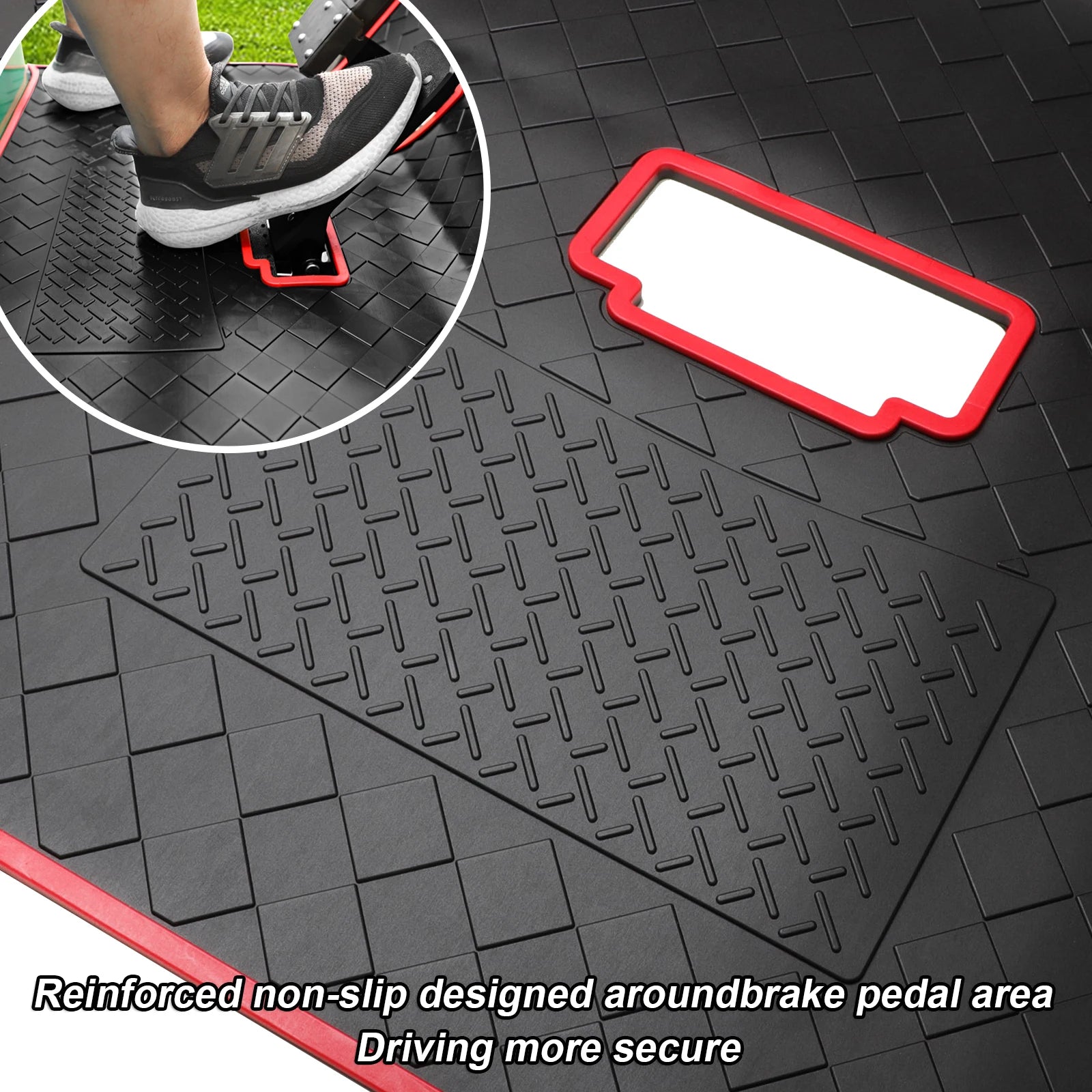 Golf Cart Mat Full Coverage Floor Liner | EZGO TXT (1994-up), Express S4 (2012-2020), Workhorse/Valor Models