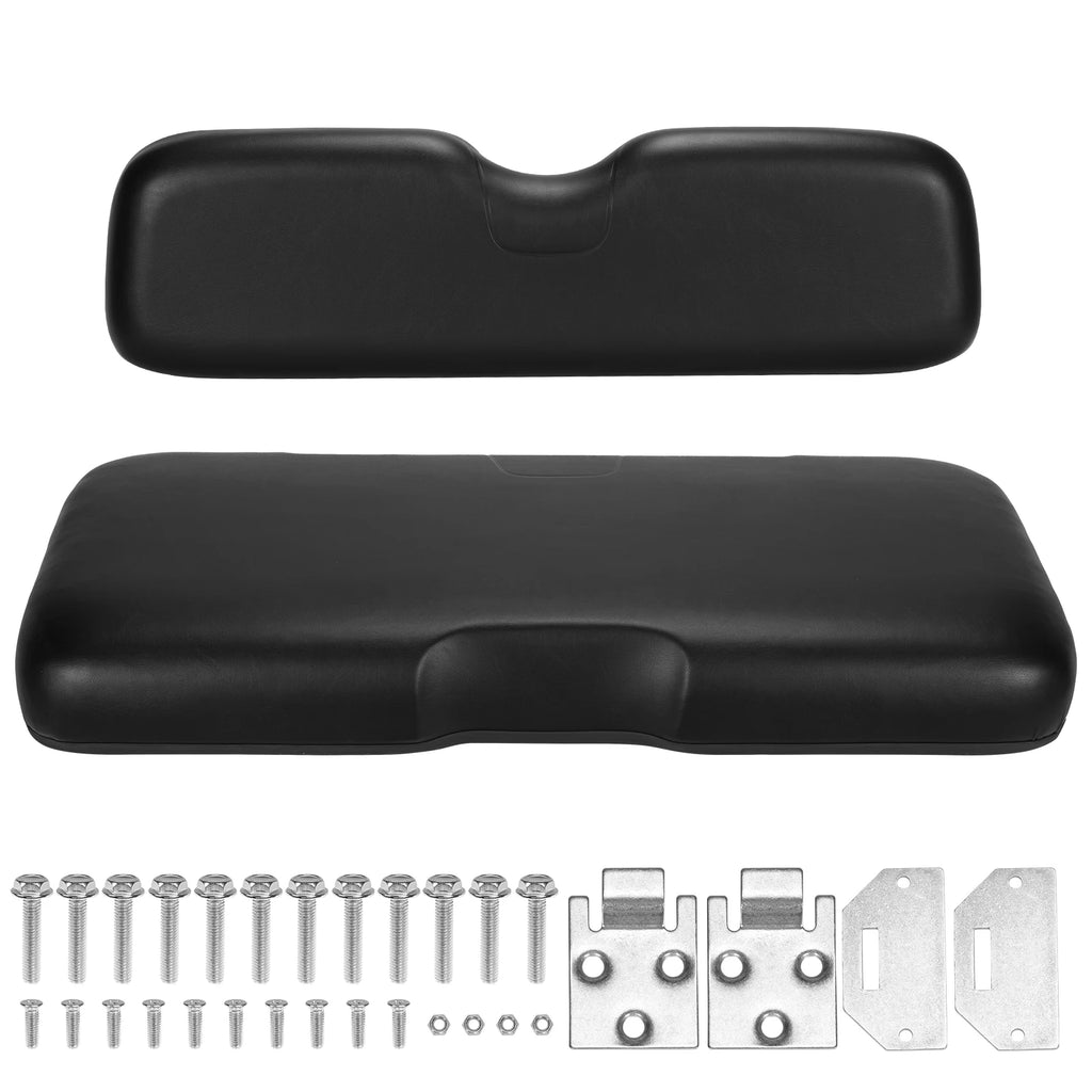 EZGO RXV Front Seat Cushion Assembly – PU Leather Bottom & Backrest Kit (2008 & Up)