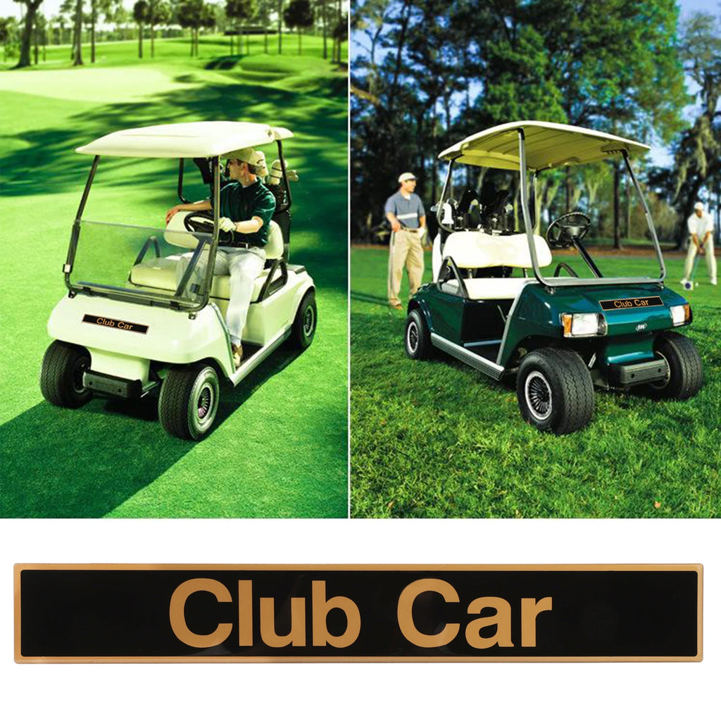 Golf Cart Name Plate/Emblem Compatible with Club Car Precedent Models, Replaces OEM # 102502601