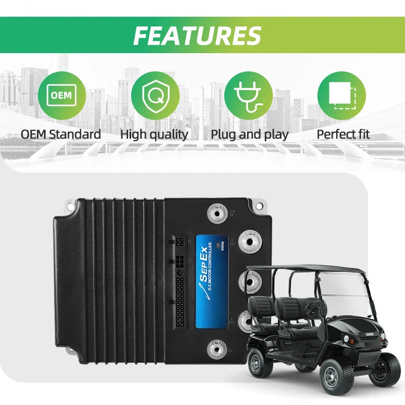 48V 500A SepEx Golf Cart Motor Controller for Tomberlin Emerge (2000+) – Curtis 1268-5503