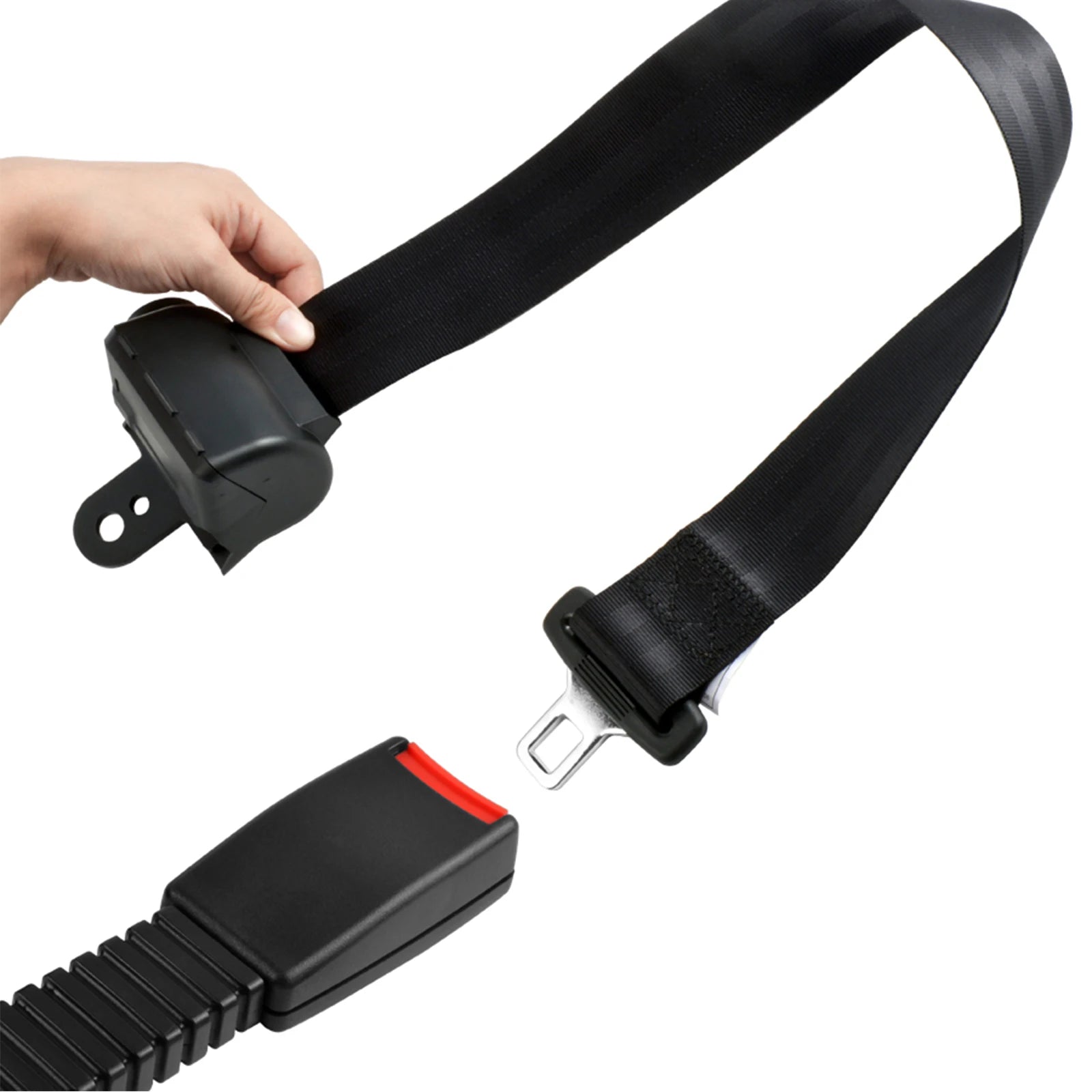 Retractable Golf Cart Seat Belt Safety Belt Compatible with EZGO Club Car Yamaha, Go Kart/UTV Seat Belt - 2 Pcs
