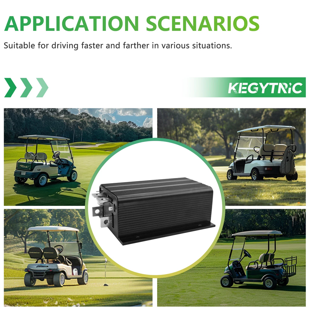 48V 400A ITS Golf Cart Motor Controller for EZGO TXT – Curtis 1205-117