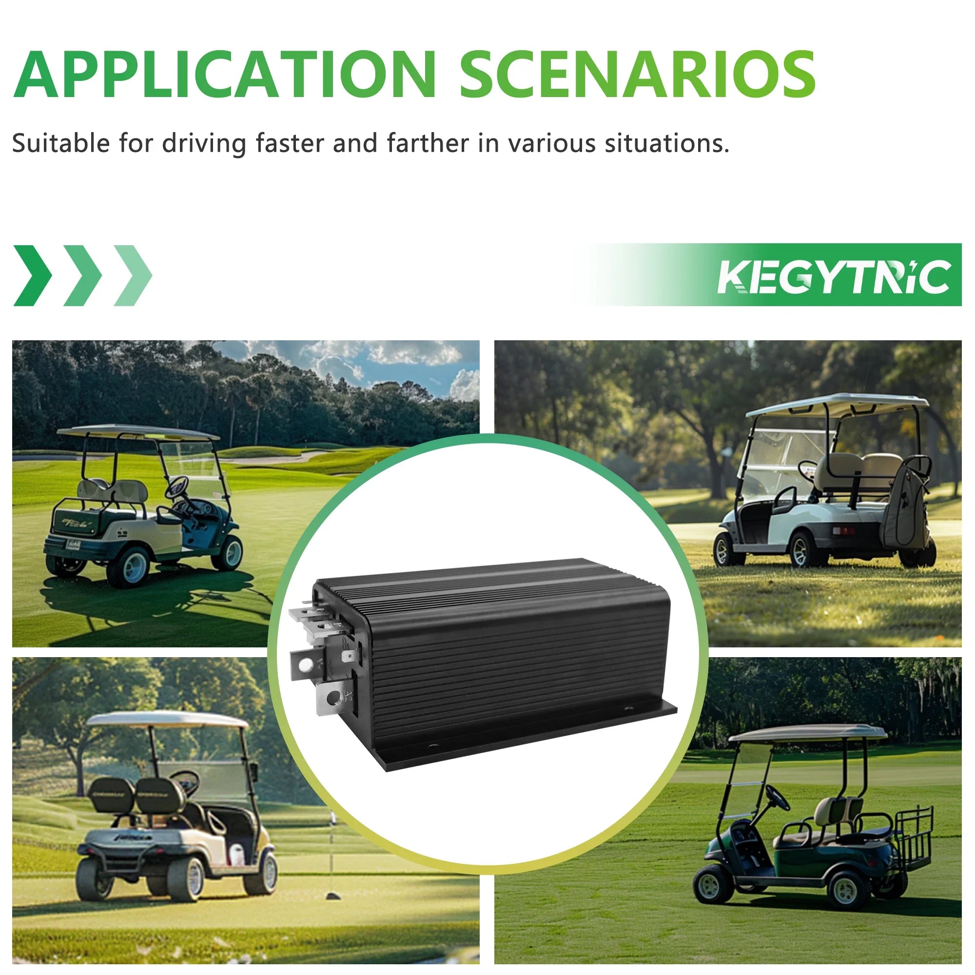 36V 400A ITS Golf Cart Motor Controller for EZGO TXT (1995+) – Replaces Curtis 1205 / 1204
