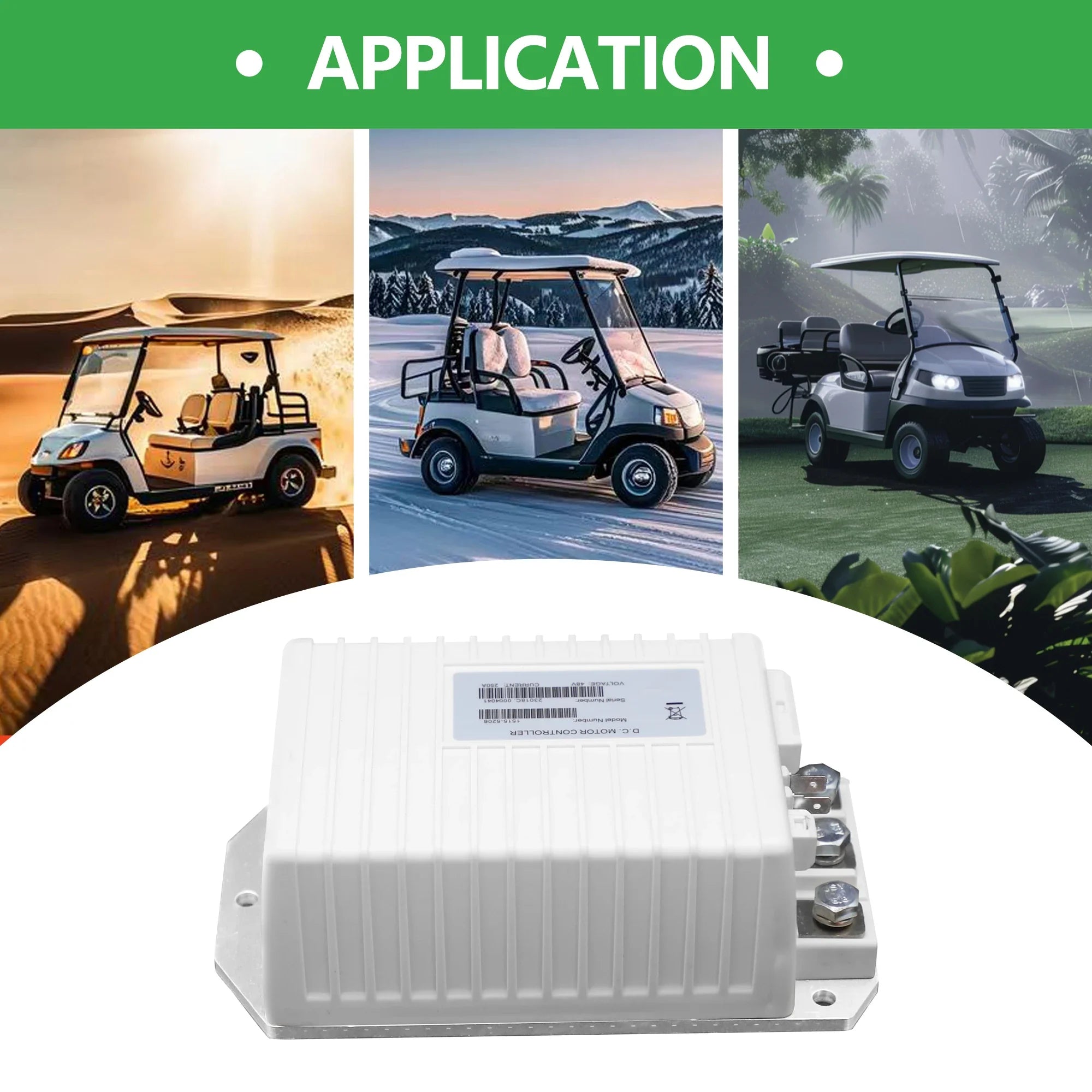 1515-5206 48V 250A Motor Speed Controller 103982301 for Curtis Club Car Precedent Carryall Tempo Onward Golf Cart