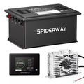 New 48V 105Ah Golf Cart LiFePO4 Lithium Battery with 25A Charger for EZGO Club Car Yamaha