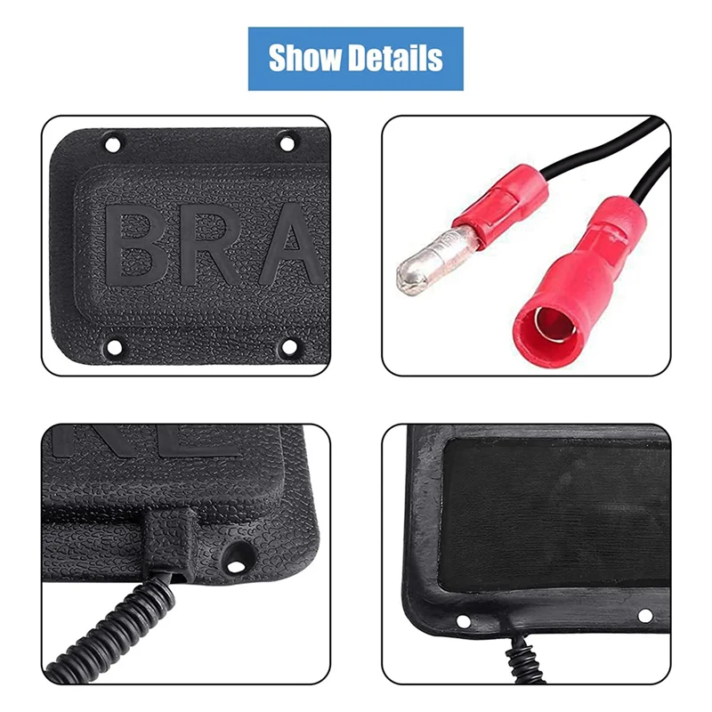 Universal Golf Cart Brake Light Switch Brake Pad Switch Pedal For Club Car EZGO Yamaha Golf Carts-M53K