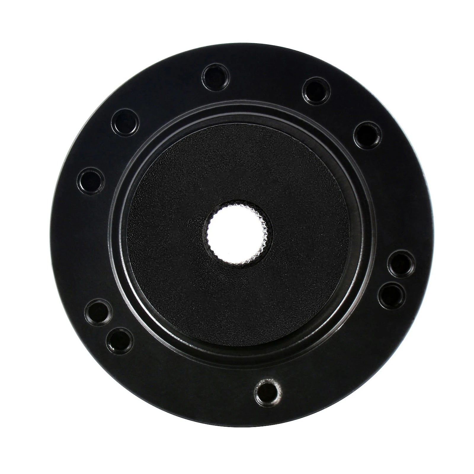 Golf Cart Steering Wheel Adapter Compatible with Yamaha G1-G29/Drive/Drive2 Golf Cart Models - Black/Silver