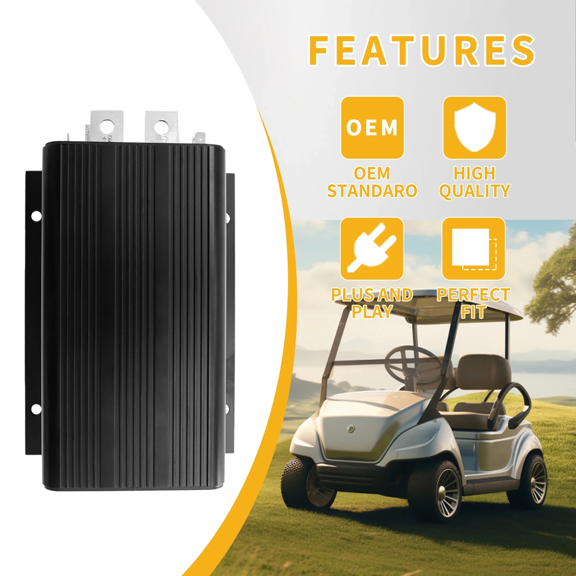 1205-117 ITS Controller 73060G01 36V 400A DC Motor Controller for Curtis EZGO TXT Shuttle (1995-2004) Golf Cart