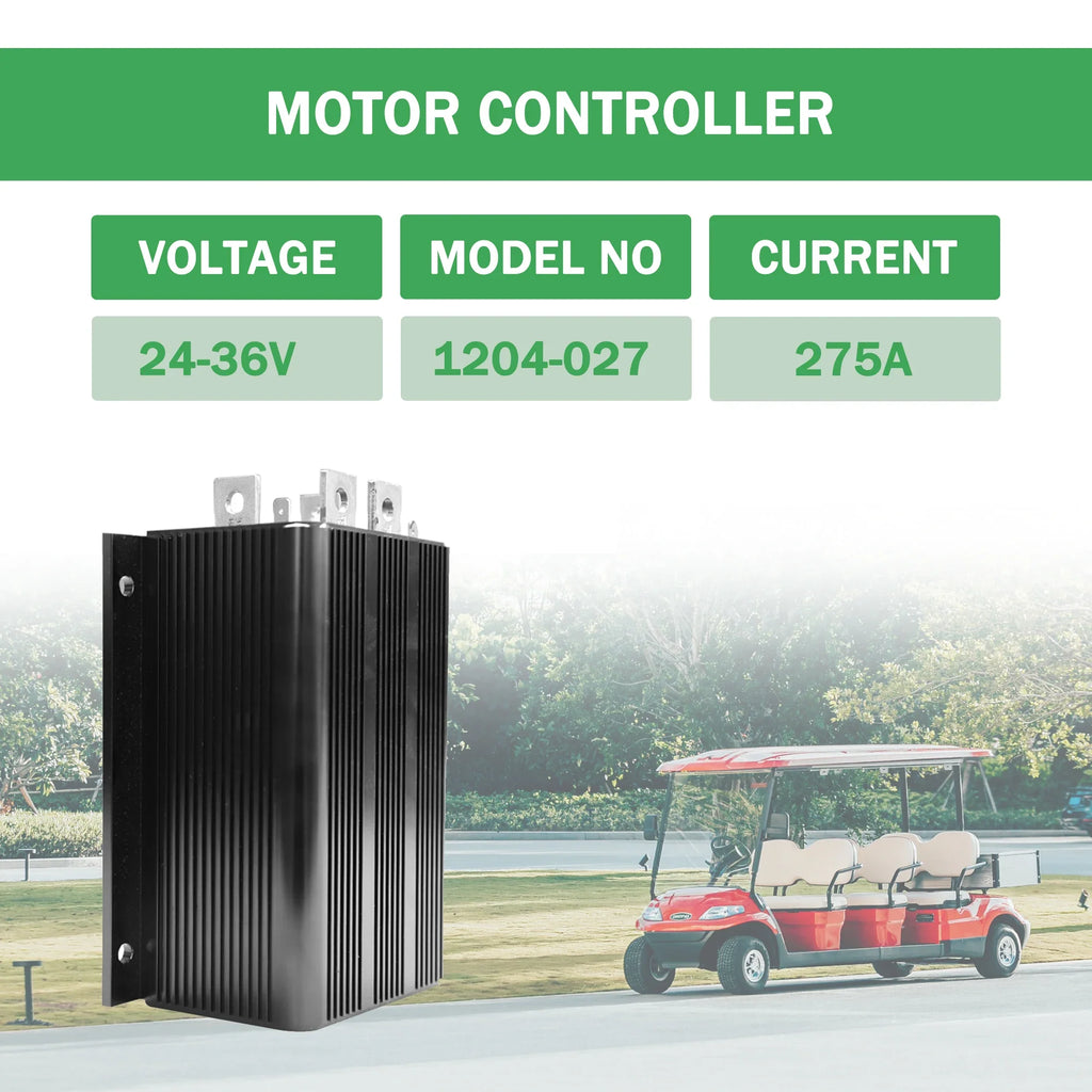 36V 275A Golf Cart Motor Controller for EZGO Marathon (1979–1994) – Curtis 1204-027 / 20972G1