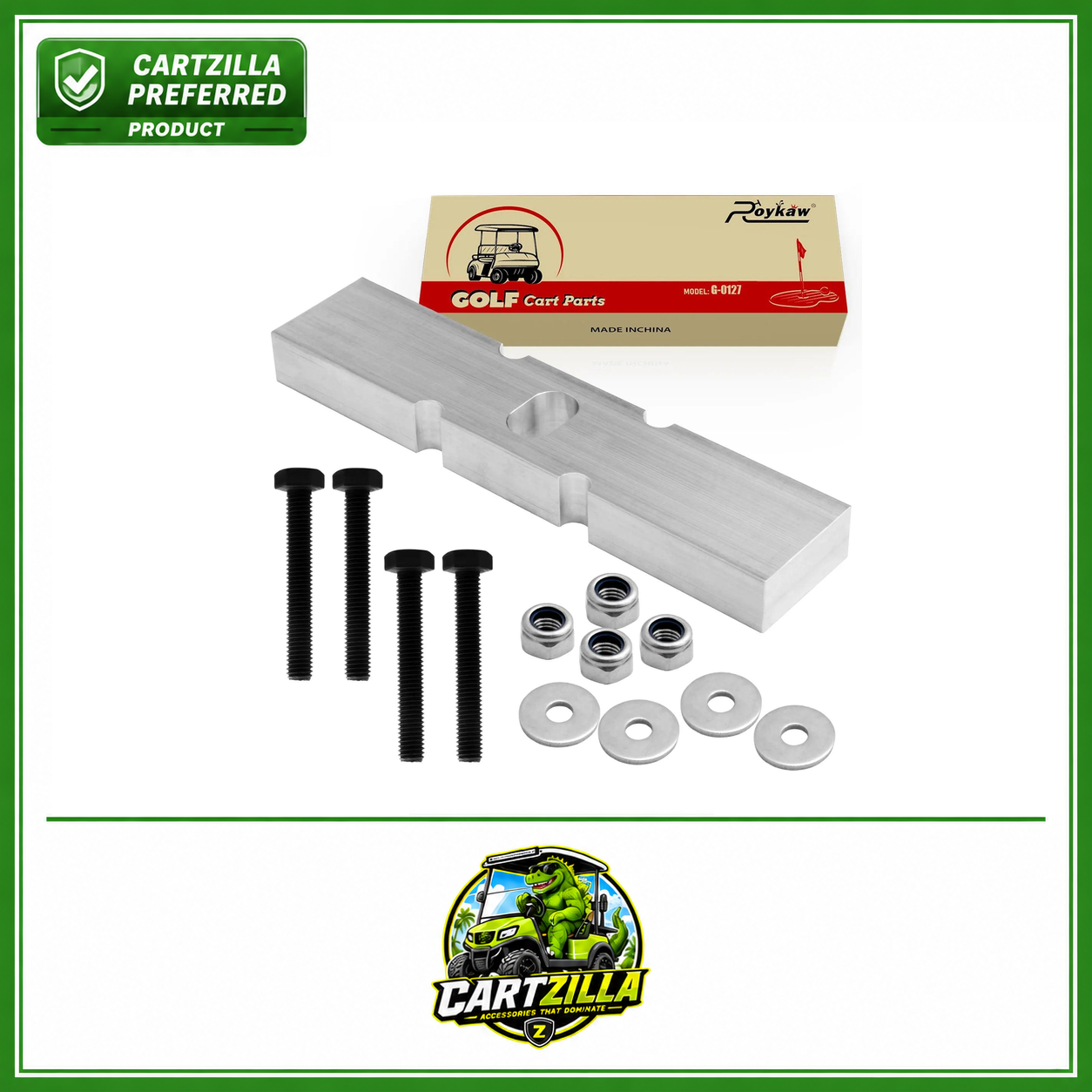 Golf Cart Front End Lift Block | Club Car DS Gas & Electric Golf Cart