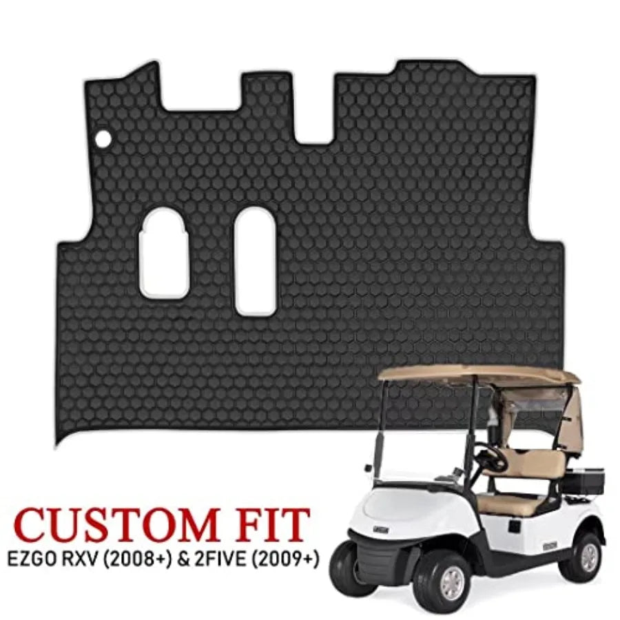 Golf Cart Floor Liner Mat Custom Fit for EZGO RXV 2008-UP and 2Five (2009-UP