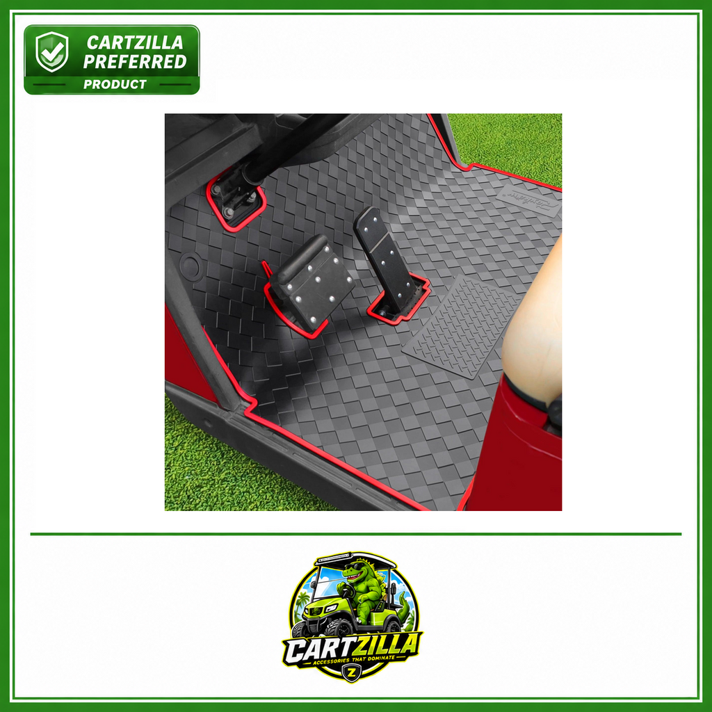Golf Cart Mat Full Coverage Floor Liner | EZGO TXT (1994-up), Express S4 (2012-2020), Workhorse/Valor Models