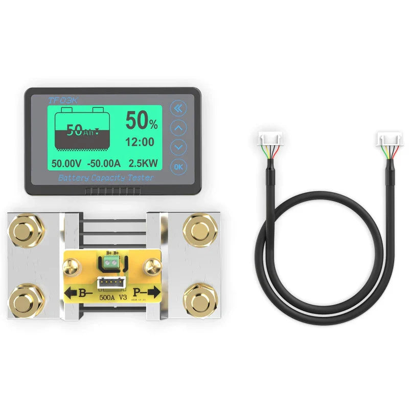 Golf Cart Battery Capacity Tester with Coulomb Counter
