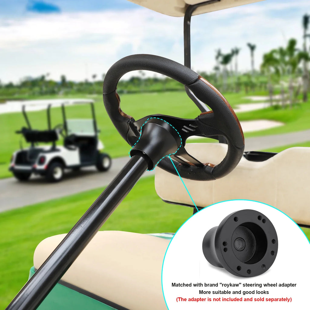 13 Inch 320mm Carbon Fiber Golf Cart Steering Wheel – EZGO, Club Car, Yamaha