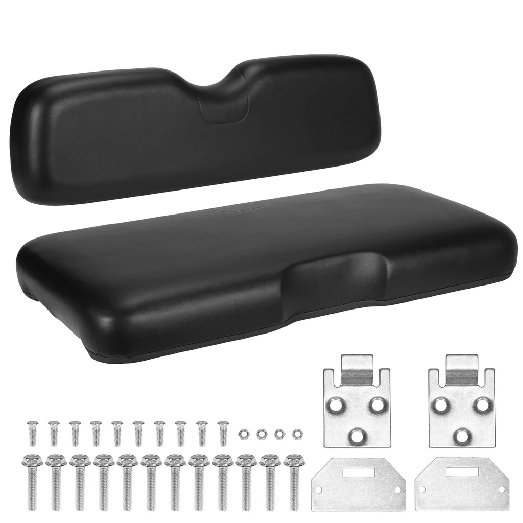 EZGO RXV Front Seat Cushion Assembly – PU Leather Bottom & Backrest Kit (2008 & Up)