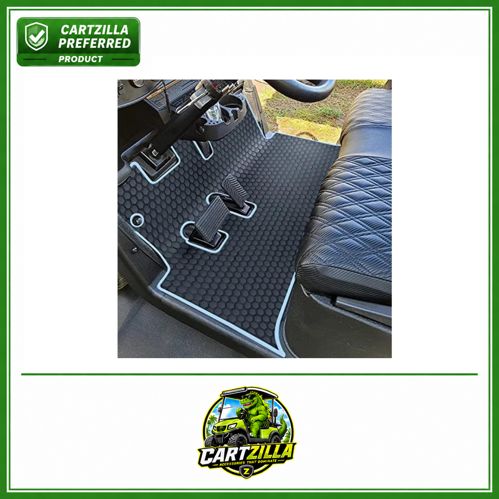 Golf Cart Floor Liner Mat Custom Fit for EZGO RXV 2008-UP and 2Five (2009-UP