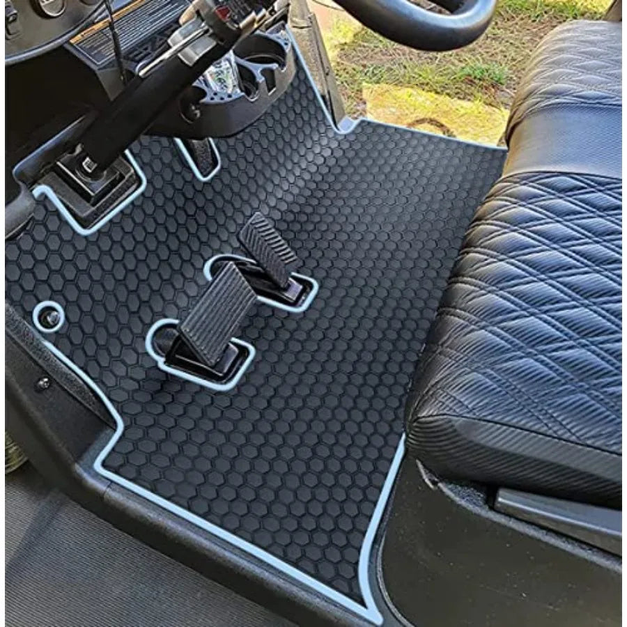 Golf Cart Floor Liner Mat Custom Fit for EZGO RXV 2008-UP and 2Five (2009-UP