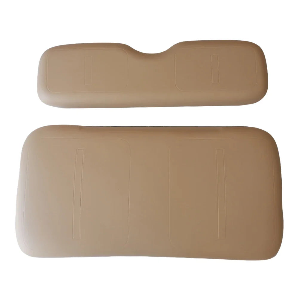 EZGO TXT Medalist Front Seat Cushion Assembly – Waterproof PU Leather Kit, Beige (1994–2013)