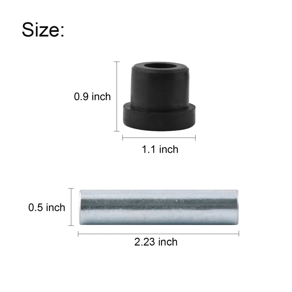 Golf Cart Front/Rear Leaf Spring Bushing & Sleeves Kits | Club Car DS 1981-up & EZGO TXT/Medalist 1994-up Models