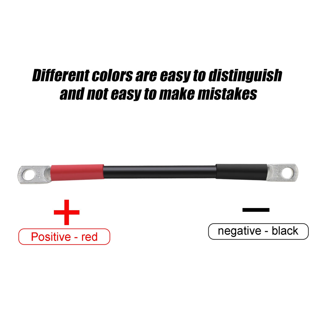 4 Gauge Golf Cart Battery Cables Fit | Club Car Precedent 2008-Up 48 Volt Models, 5 PCS