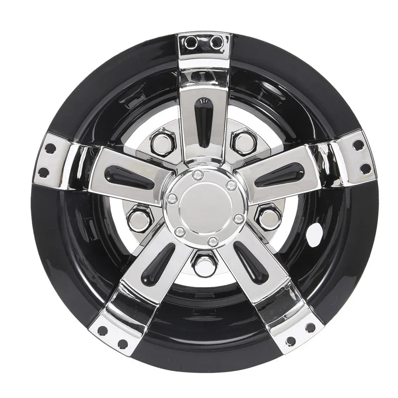 8" 5-Spoke Chrome Golf Cart Wheel Hub Cap – Fits EZGO, Club Car & Yamaha
