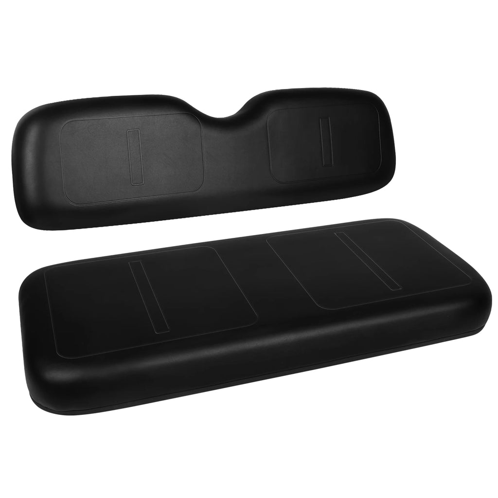 EZGO Medalist TXT Front Seat Cushion Replacement – PU Leather Bottom & Backrest Kit (1994–2013)