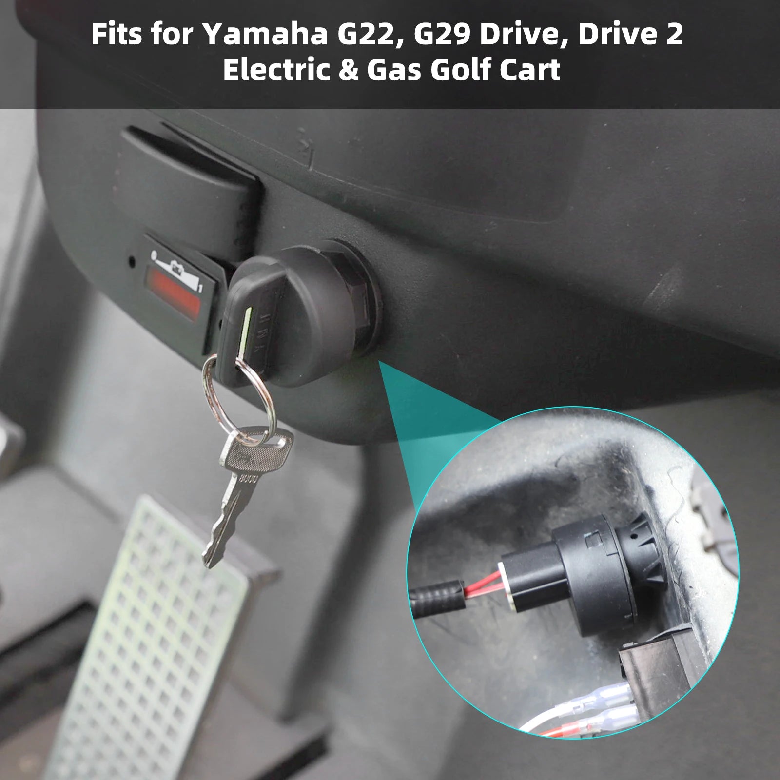Golf Cart Starter Ignition Key Switch Fit | Yamaha G22/G29/Drive 2 G&E