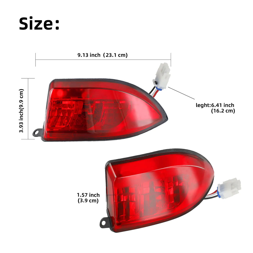 Golf Cart Taillights | Club Car Precedent 2004+ & Tempo 2018+
