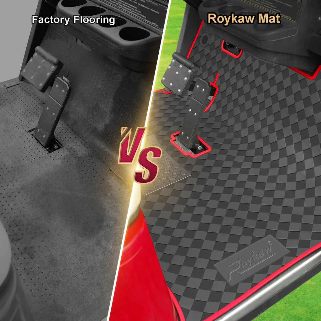 Golf Cart Mat Full Coverage Floor Liner | EZGO TXT (1994-up), Express S4 (2012-2020), Workhorse/Valor Models