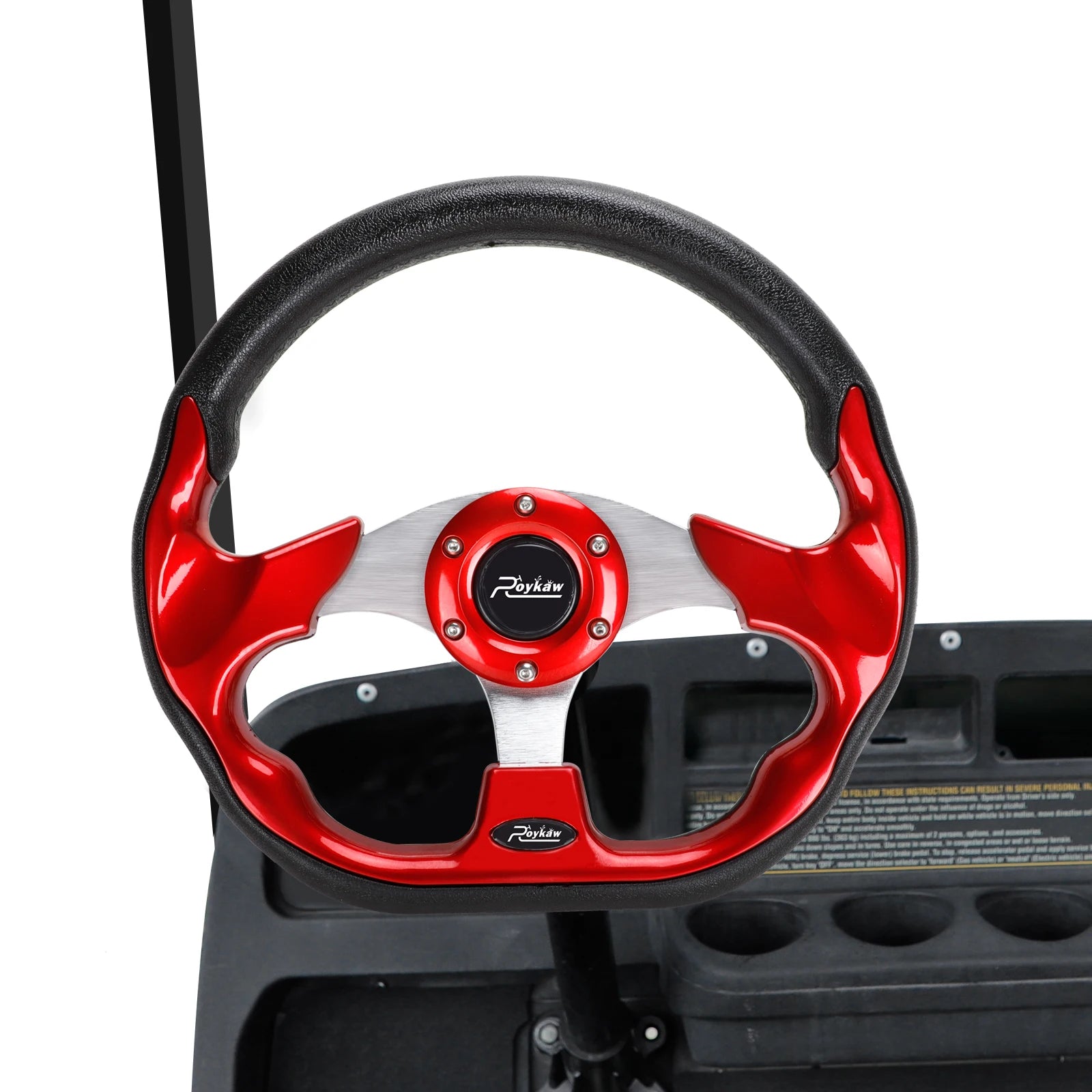 Golf Cart Steering Wheel Fit | EZGO TXT, RXV/Club Car DS, Precedent, Tempo/Yamaha, 12.5" Classic Steering Wheel
