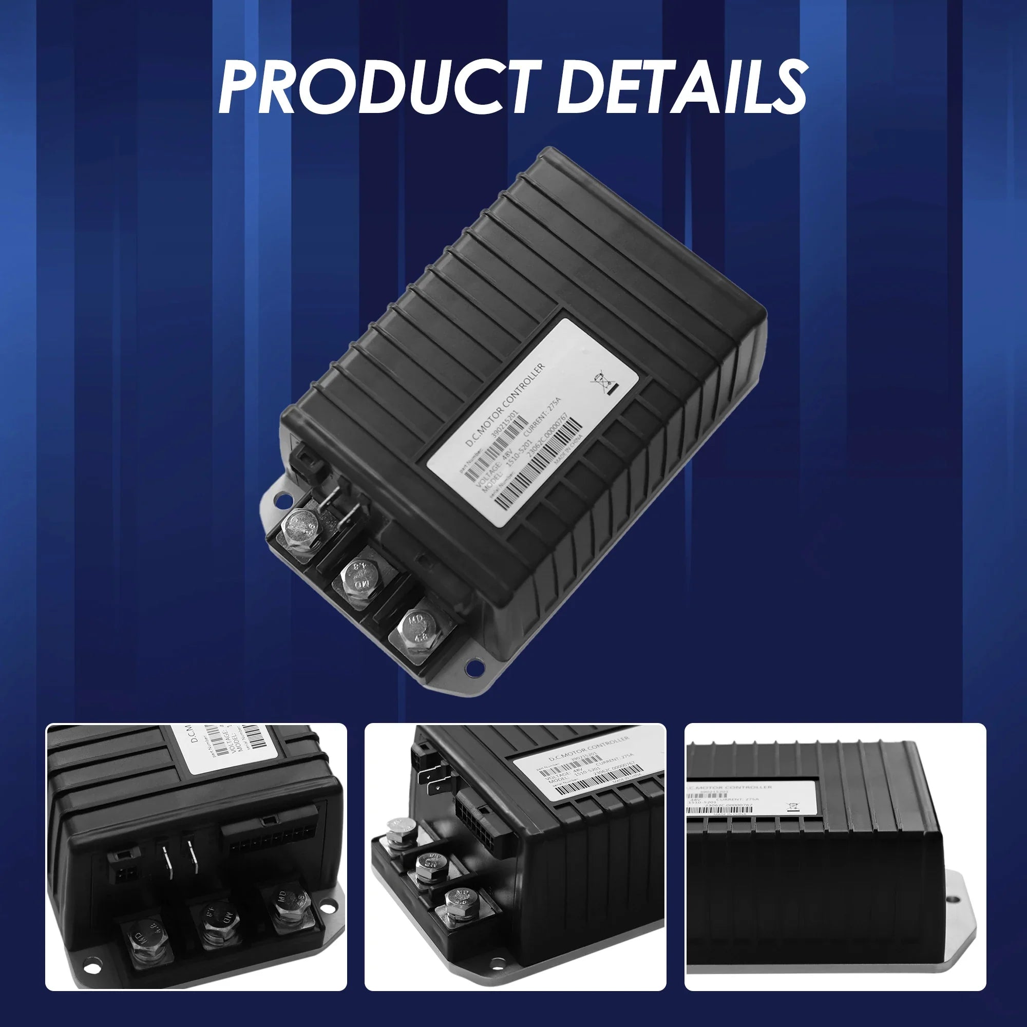 【US Stock】 1510-5201 Controller 101956501 48V 275A DC Motor Controller for Curtis Club Car DS Precedent (2000-2009)